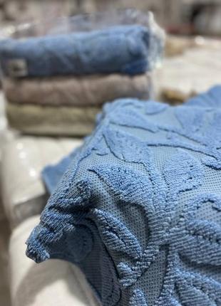 Махровые полотенца наборы туречки4 фото