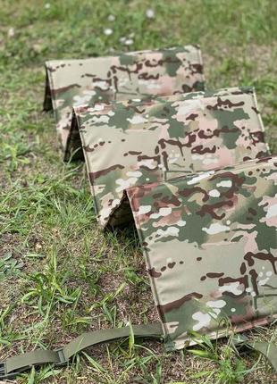 Каремат тактичний розкладний піксель каремат військовий каремат сидушка складаний армійський каремат8 фото