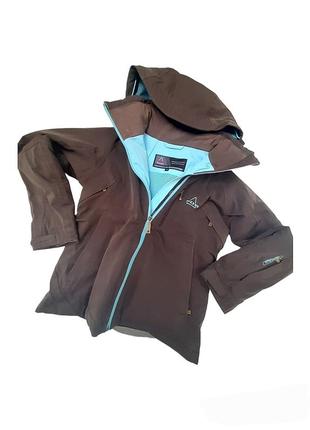 Горнолыжная куртка р s/44 коричневая