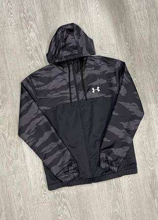 Мужская демисезонная куртка ветровка осенняя мужская ветровка under armour2 фото