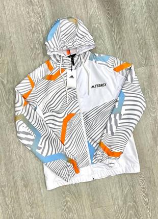 Мужская демисезонная куртка ветровка осіння чоловіча вітровка adidas terrex