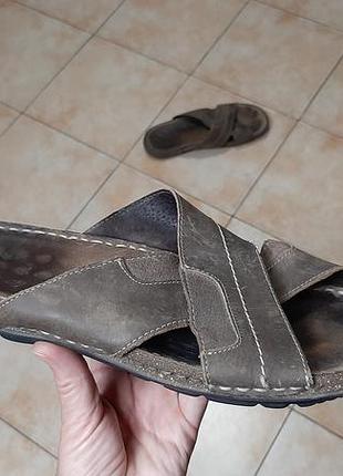 Кожаные шлепки,шлепанцы,сланцы
