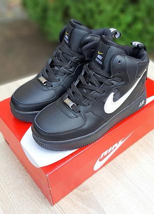 Зимние мужские кроссовки nike tonal air force 1'82😍2 фото