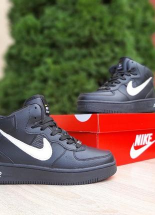 Зимние мужские кроссовки nike tonal air force 1'82😍4 фото