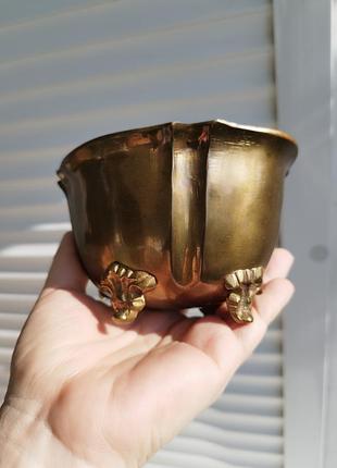 Ваза конфетница бронза