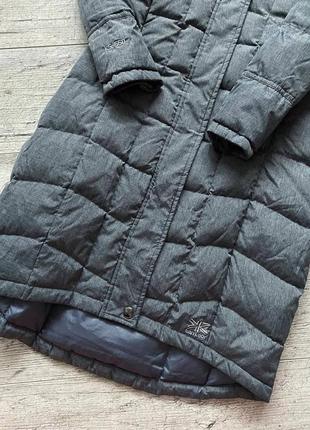 Пуховик karrimor long down jacket ladies m,серого кольра, от известного британского бренда3 фото