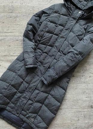 Пуховик karrimor long down jacket ladies m,серого кольра, от известного британского бренда2 фото