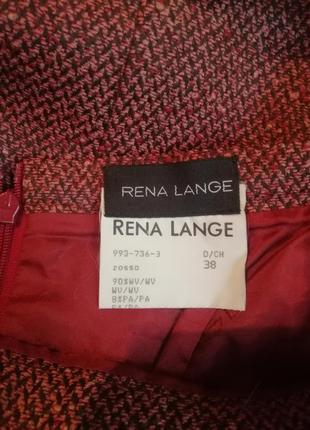 Rena lange винтажный шерстяной костюм пиджак и юбка.4 фото