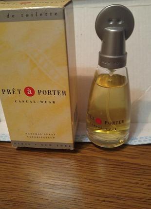 Pret a porter casual wear edt 50ml. рідкість! оригінал.