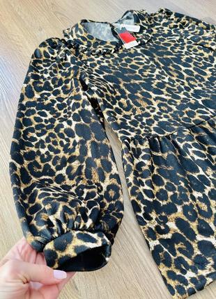 Леопардовая теплая блуза george размер xl1 фото