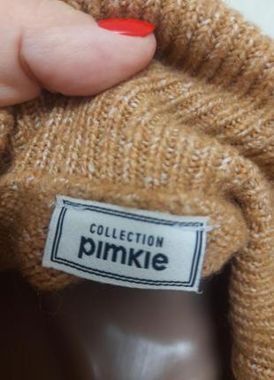 Уютный оверсайз светр с горлом pinkie7 фото