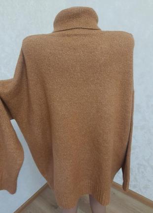 Уютный оверсайз светр с горлом pinkie5 фото
