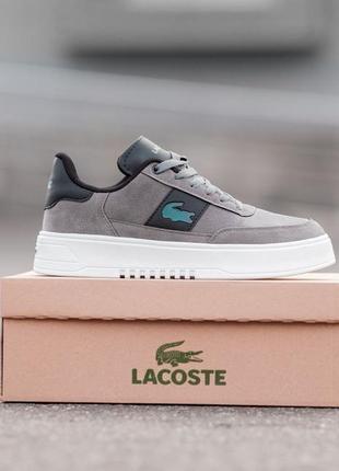 Кеди lacoste t-clip  grey