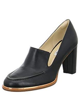 Шкіряні туфлі clarks ellis mable black3 фото