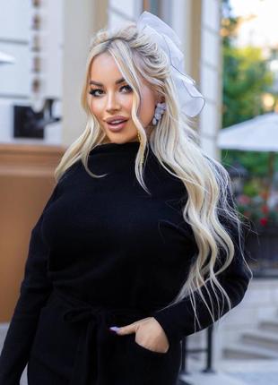 Теплое платье гольф ❤️ 6