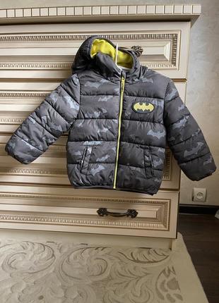 Теплая зимняя куртка бэтмен в стиле zara
