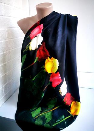 Красивый винтажный платок из натурального шёлка armine4 фото