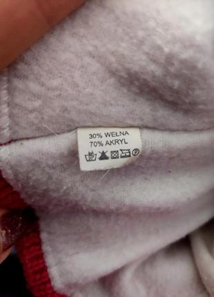 Шапка розовая детская, женская, универсальный размер, шапка теплая, осень-зима3 фото