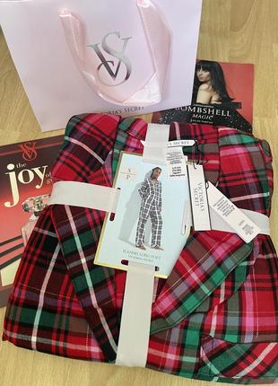 Фланелева піжама victoria's secret