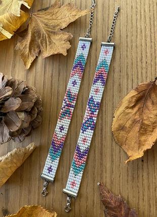 Браслет из бисера&lt;unk&gt; браслет бабочки