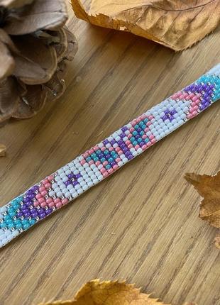 Браслет из бисера&lt;unk&gt; браслет бабочки