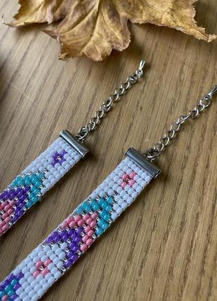 Браслет из бисера&lt;unk&gt; браслет бабочки