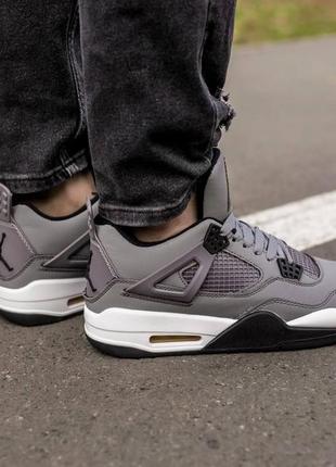 Женские кроссовки nike air jordan 4 retro cool grey 37-38-39-414 фото