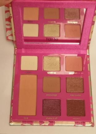 Tarte leave your mark vii eye & cheek palette палетка для глаз и щек8 фото