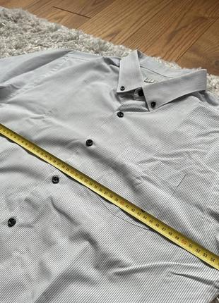 Red herring мужская рубашка с длинным рукавом в мелкую полоску