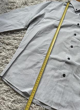 Red herring мужская рубашка с длинным рукавом в мелкую полоску