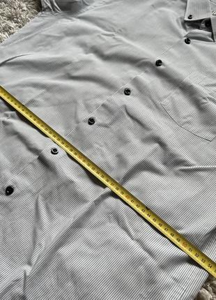 Red herring мужская рубашка с длинным рукавом в мелкую полоску