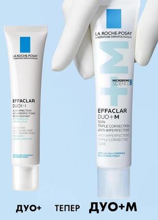 Обновленный крем гель для лица la roche-posay effaclar duo + m6 фото