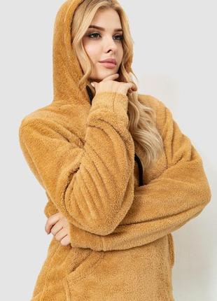 Худи женское утепленное тедди (толстовка, свитер, кофта)2 фото