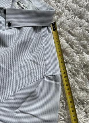 Red herring мужская рубашка с длинным рукавом в мелкую полоску