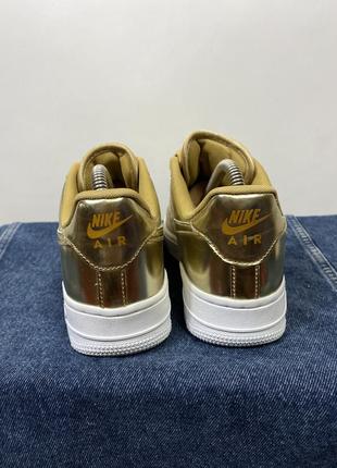 Жіночі кросівки nike air force gold4 фото