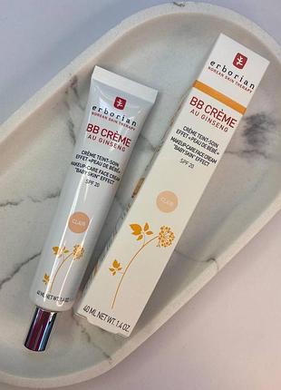 Erborian bb cream тонуючий крем для ідеальної шкіри обличчя spf 20 - clair