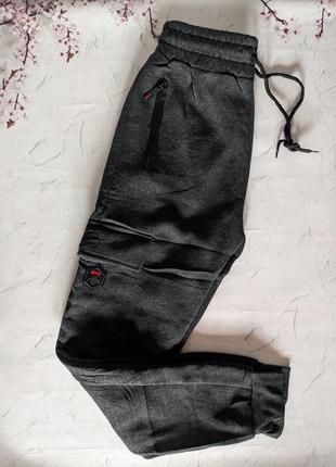 Мужские спортивные штаны утепленные на манжете с карманами❄️❄️❄️5 фото