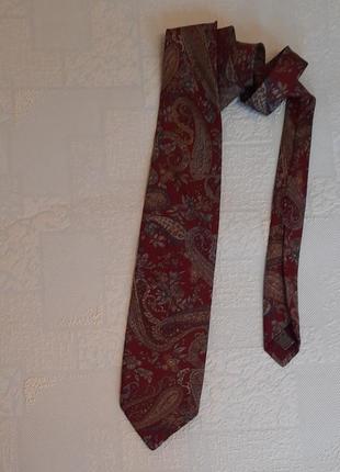 Краватка шовкова в принт турецький перець marks& spencer1 фото