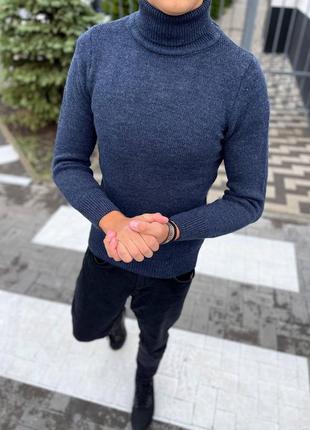 Светр чоловічий вовняний, теплий світер❄
