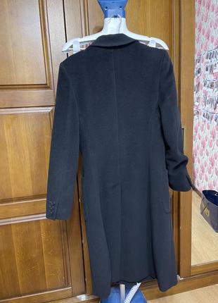 Пальто черное классическое maxmara 42p(s)3 фото