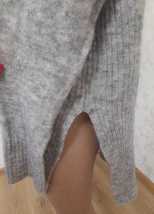 Стильный оверсайз свитер джемпер шерсть альпака5 фото