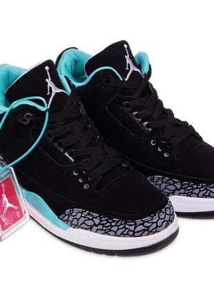 Кроссовки 🔥размер40-44 черный-бирюзовый