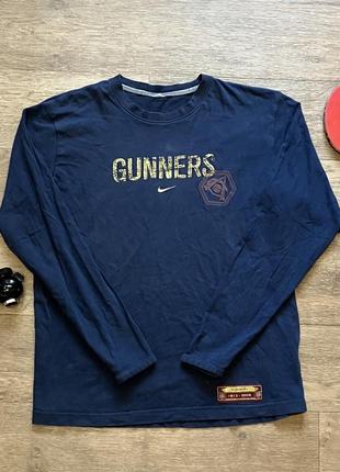 Винтажный лонгслив nike gunners vintage оригинал