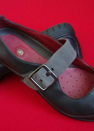 Балетки clarks black натур кожа 39 размер