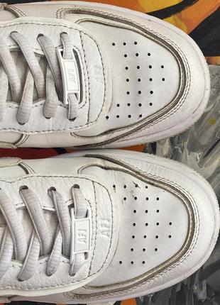 Nike air force кроссовки 36,5 размер кожаные белые оригинал4 фото