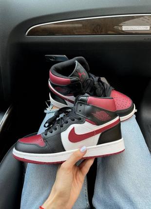 Кросівки nike air jordan 1 black cherry5 фото