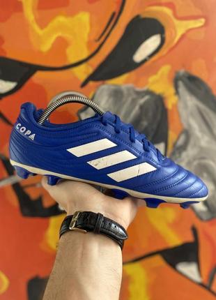 Adidas copa бутсы сороконожки 38,5 размер кожаные синие оригинал1 фото