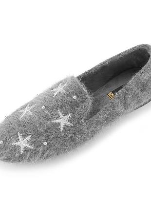 Туфли домашние pretty you london britt grey 2