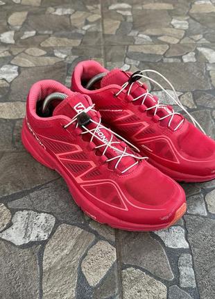 Треккинговые кроссовки salomon sonic pro 3d flex 39 24.5 см