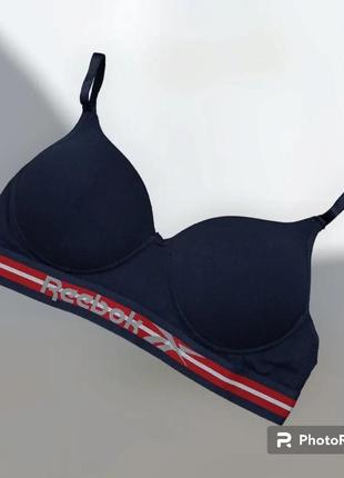 Бюстгальтер reebok pansy bra navy2 фото